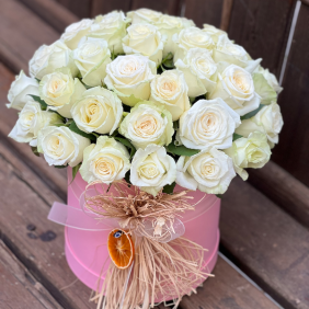  Kemer Blumen 25 roses pink box