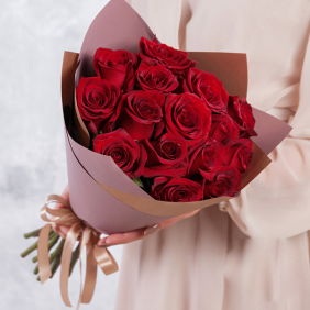  Kemer Blumenlieferung 15 rose bouquet freedom